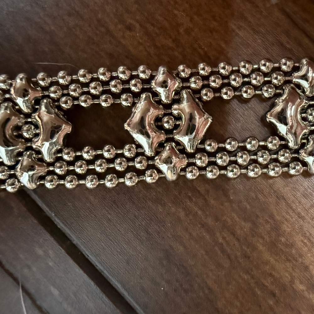 Silver Beaded Bracelet